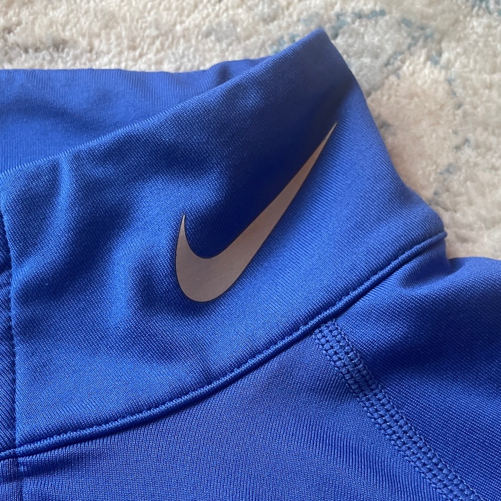 Nike Royal Blue Quarter-Zip Pullover - Picture 3 of 3